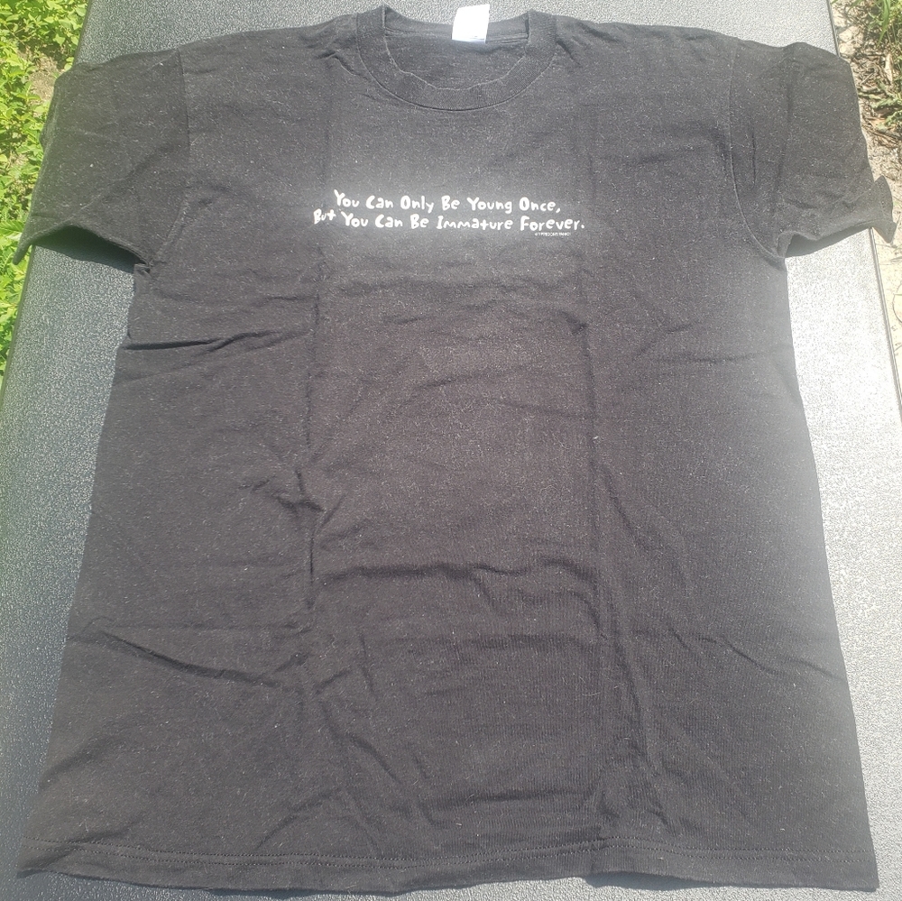 Vintage 90s Mens Comic T-shirt XL (Immature)